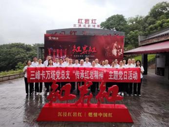 尋訪紅色印記，爭做時(shí)代傳人 ——三峰卡萬塔黨總支組織開展“傳承紅巖精神”主題黨日活動(dòng)